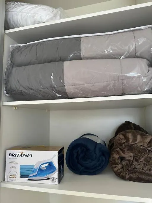 Ape Bc Otima Localizacao 4Min A Pe Da Praia Garagem Home Office Para 4 Com Ar-Condicionado Portaria 24H Balneário Camboriú
